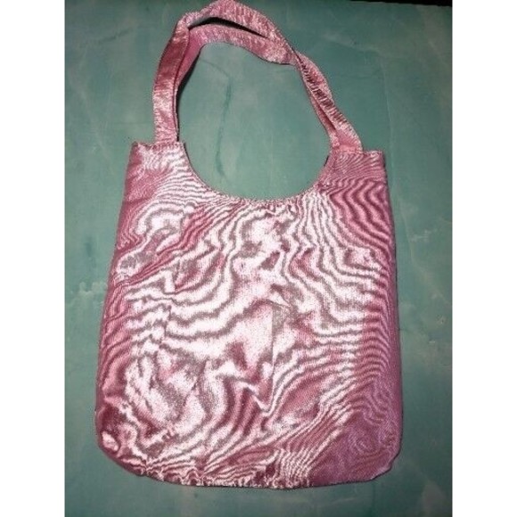 Sanrio Hello Kitty Mini Tote Bag Sequin Pink Satin Cute Japan 2011 FAB EUC - Picture 3 of 7